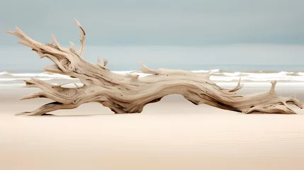 Fotobehang dead tree in desert © Derby
