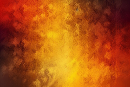 Burnt yellow, orange, red, golden brown, black abstract background, texture. Painted rough dirty surface. Background with space for design. Web banner. 