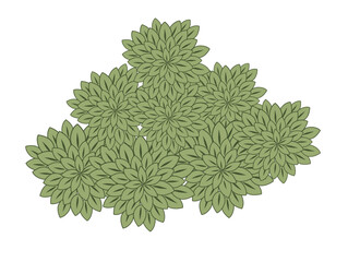 Mughal Theme Pichhwai Plant 