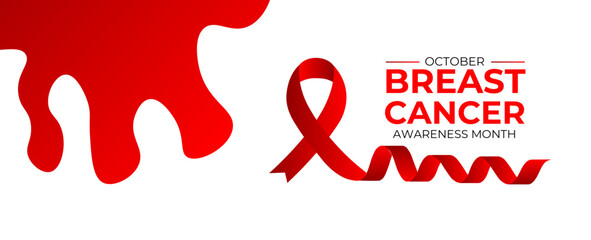 National breast cancer awareness month. Poster pink ribbon, text. awareness campaign banner background, flyer, website, brochure, ads, HIV, cervic, cancer, virus. vector illustration