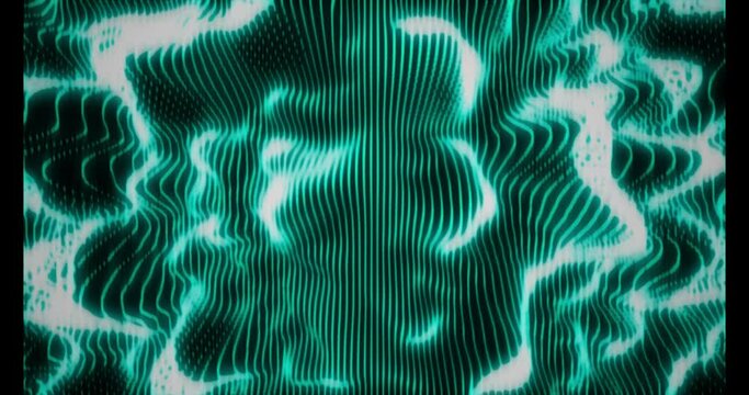 fondo de pantalla esmeralda 3d azul de ondas en movimiento, concepto tecnologia, singularidad IA, blockchain, en 4k