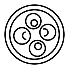 Get this linear icon of blastomeres 