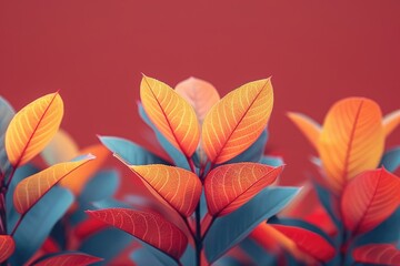 Fototapeta premium graphic design using tropical theme professional photography