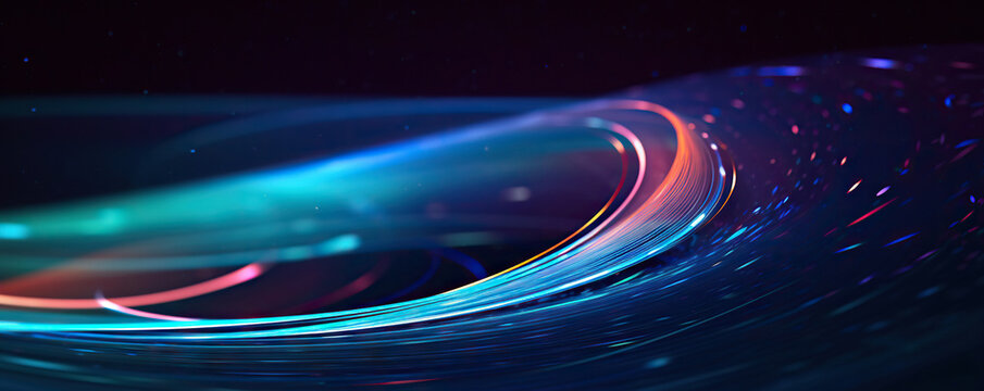Digital background for tech, AI, data, audio, graphics, and more