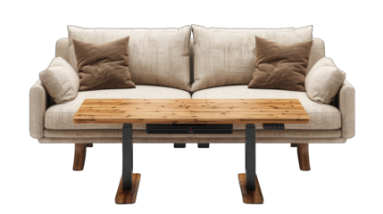 Bamboo Standing Desk Promoting Health and Productivity - Isolated on White Background