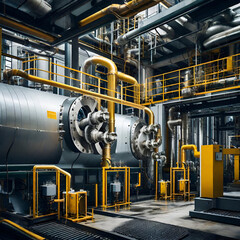 A manufacturing plant operating on geothermal energy