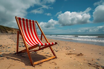 Colorful summer holiday beach web banner  - obrazy, fototapety, plakaty