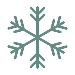Flat vector illustrations set of snowflakes. Isolated SVG for Cricut