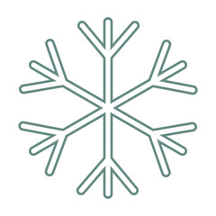 Flat vector illustrations set of snowflakes. Isolated SVG for Cricut