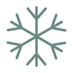 Flat vector illustrations set of snowflakes. Isolated SVG for Cricut