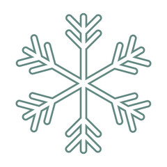 Flat vector illustrations set of snowflakes. Isolated SVG for Cricut