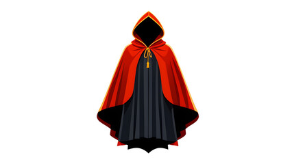 Invisibility cloak or mantle flat icon for games and websites