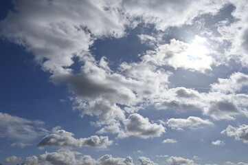 Ciel nuage météo beau temps