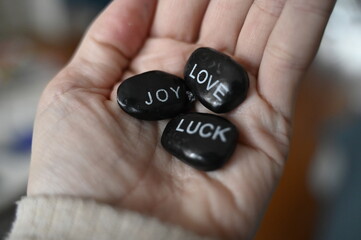 Joie chance Amour