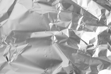 aluminum silver foil. background or texture - obrazy, fototapety, plakaty