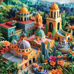 Origami Paper Town: Cinco de Mayo Historic Pride Essence

