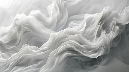 Artistic event featuring grey smoke swirling from a bottle