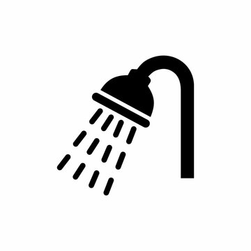 shower head with drops icon