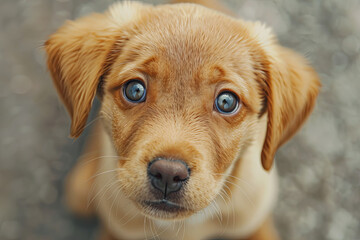Closeup of a dog face