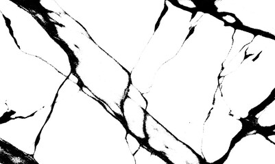 Texture of grunge or dust cracks black and white background. Vector illustration. 