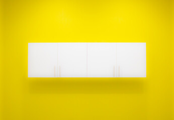 Yellow & white wall