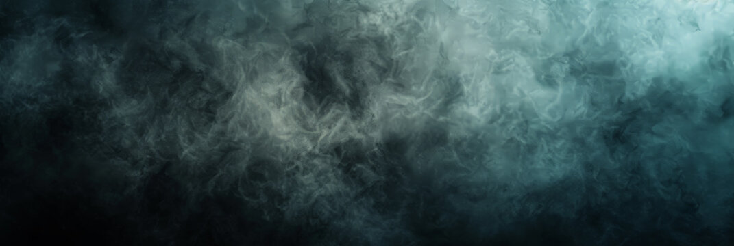 A blurry image of smoke with a dark blue background
