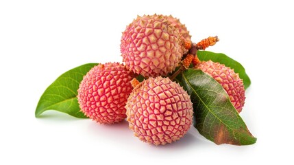 Lychee . Delicate ripe tasty exotic fruit. Generative ai