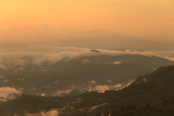 Scenic point of Khao Phanoen Thung Hill Kaeng Krachan National Park Phetchaburi Province, Thailand 