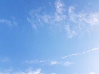blue sky background with white cloudsbe used as a background