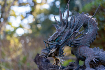 美しき龍と水滴