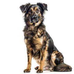 Dog, Domestic pet isolated on white background