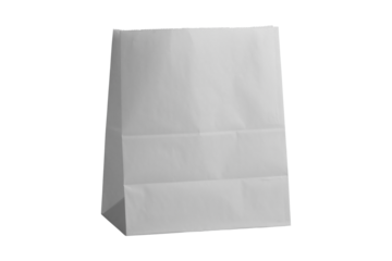 white paper bag, cut out background