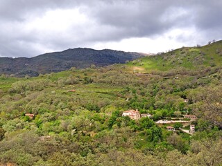 Fototapeta na wymiar The Sanctuary of Virgen De Chilla, Avila, near Candeleda
