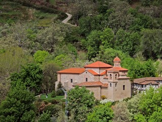 Fototapeta na wymiar The Sanctuary of Virgen De Chilla, Avila, near Candeleda