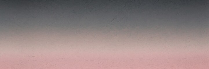 Slate gray to rose pink color gradient kraft paper grainy rough texture banner panoramic background banner template backdrop from Generative AI - obrazy, fototapety, plakaty