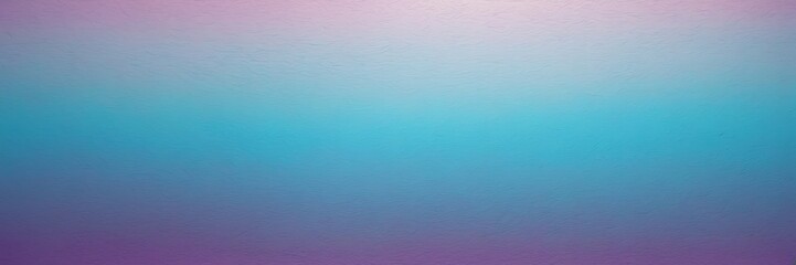 Turquoise blue to mauve purple color gradient kraft paper grainy rough texture banner panoramic background banner template backdrop from Generative AI - obrazy, fototapety, plakaty