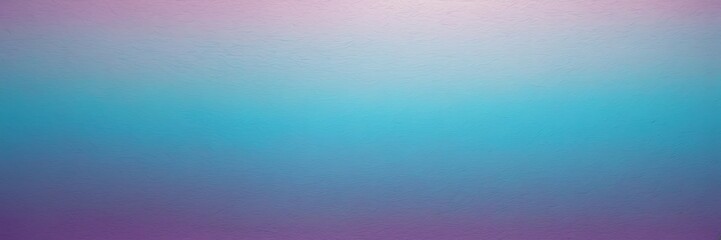 Turquoise blue to mauve purple color gradient kraft paper grainy rough texture banner panoramic background banner template backdrop from Generative AI