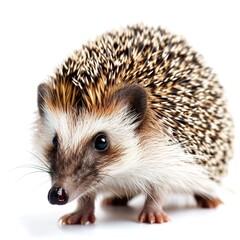 Obraz premium Hedgehog isolated on white background