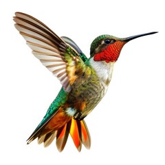 Obraz premium Hummingbird,full body,isolated on white background