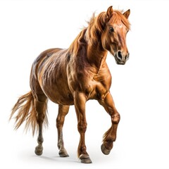 Fototapeta premium Horse isolated on white background