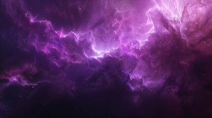 Space nebula and galaxy purple colors 