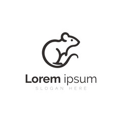 Elegant Mouse Logo Design for a Creative Brand Identity Concept