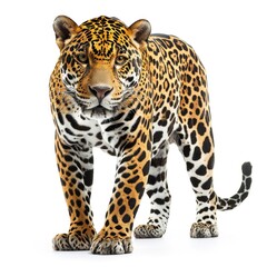 Jaguar isolated on white background