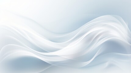 Ethereal white abstract minimalist design creating a magical and delicate background concept - obrazy, fototapety, plakaty