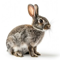 Obraz premium Rabbit isolated on white background