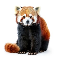 Fototapeta premium Red Panda isolated on white background