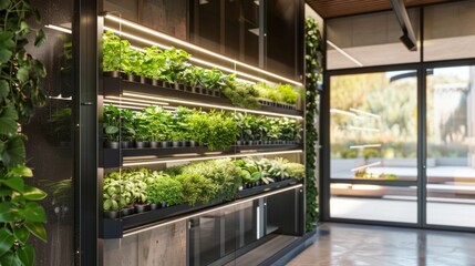 Fototapeta premium Overflowing Greenery in the Room