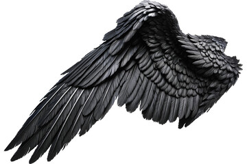 black angel wings