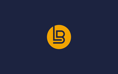 letter bl with circle logo icon design vector design template inspiration