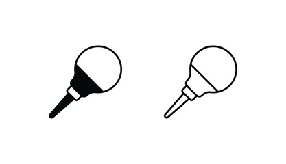 Nasal Aspirator icon design with white background stock illustration